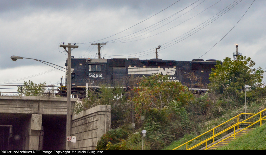 NS GP38-2 High nose Locomotive in the yard